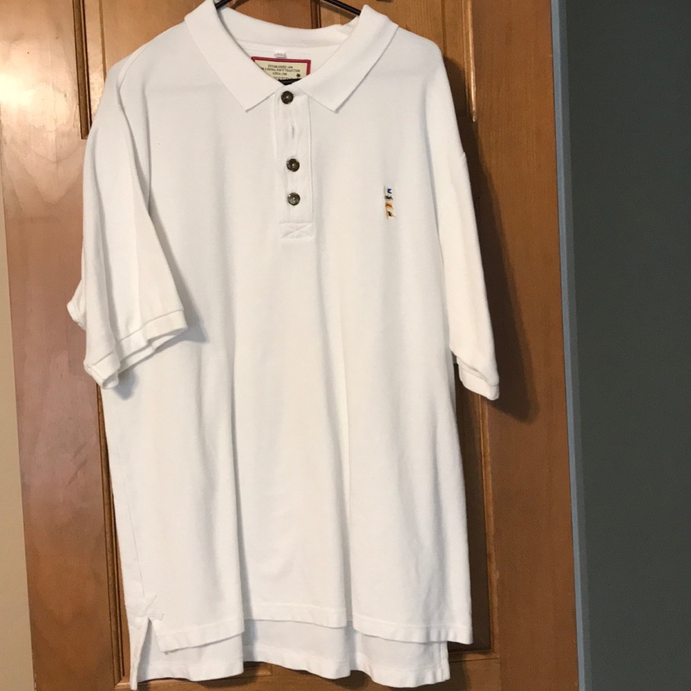 White cotton polo